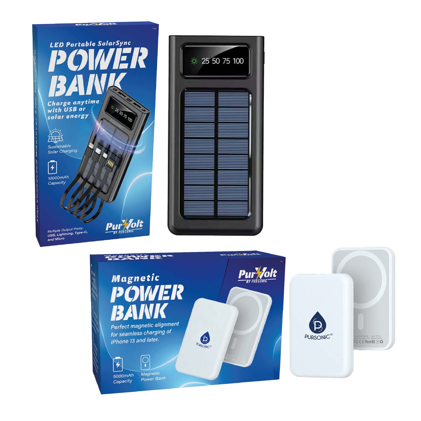 πβ¨ Pursonic Power-on-the-Go Travel Bundle: Stay Charged Anywhere, Anytime! ππ¦